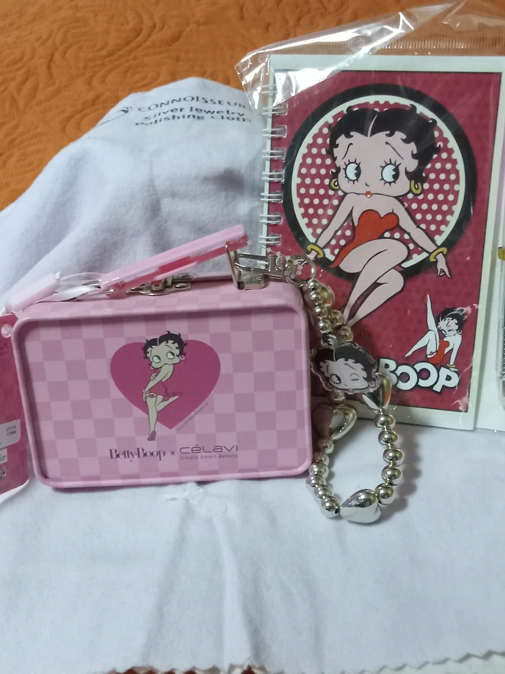 Betty Boop Pink Mini Hand Care Case Set